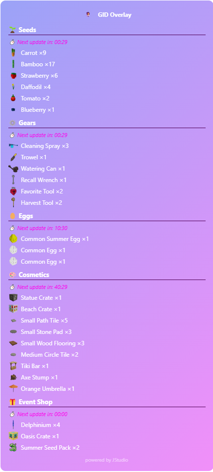 Overlay Preview